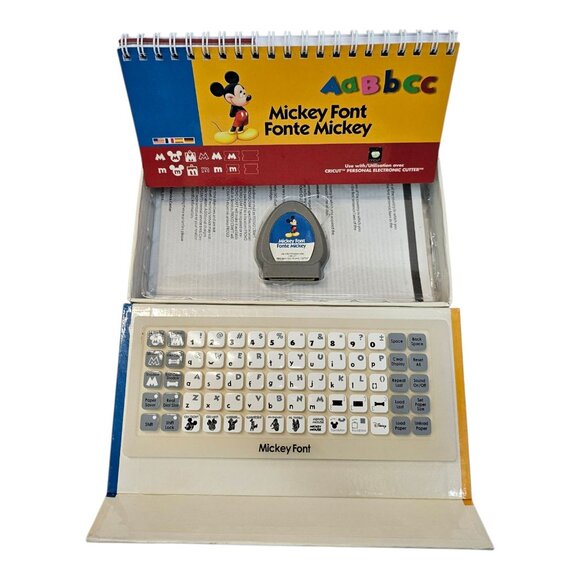 Cricut Provo Craft Cartridge Disney Mickey Font 290381 Link Status Unknown - Picture 2 of 11